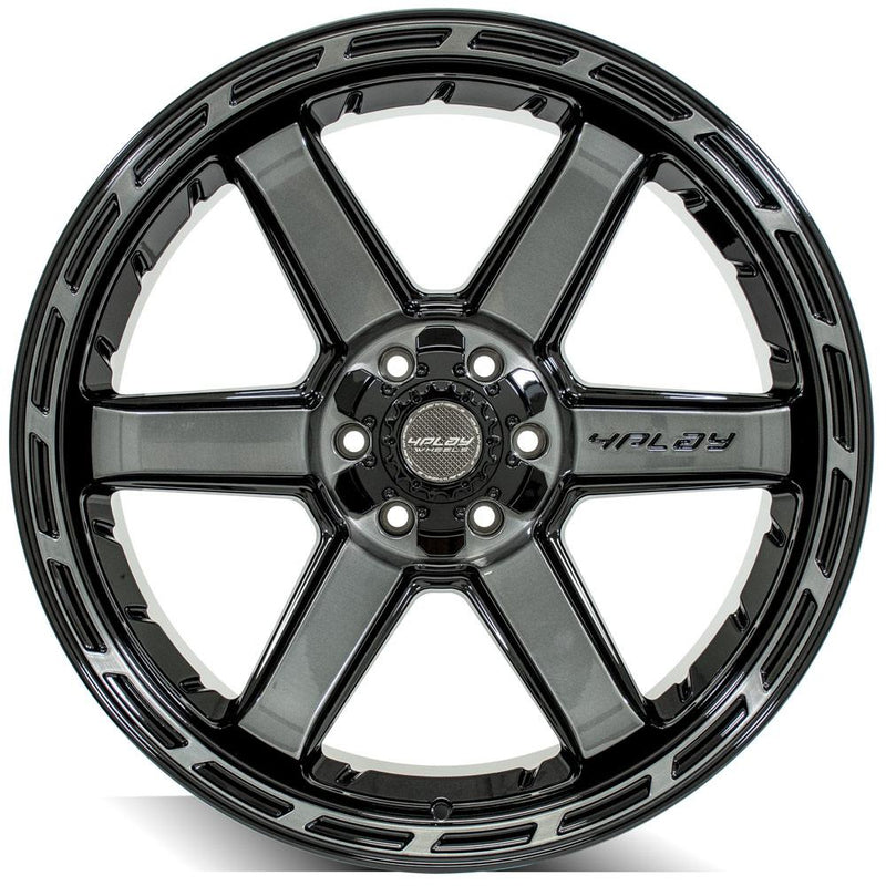 Wheel 4PLAY Gen3 4P63 22x10 6x135mm & 6x5.5in -18et in Brushed Black