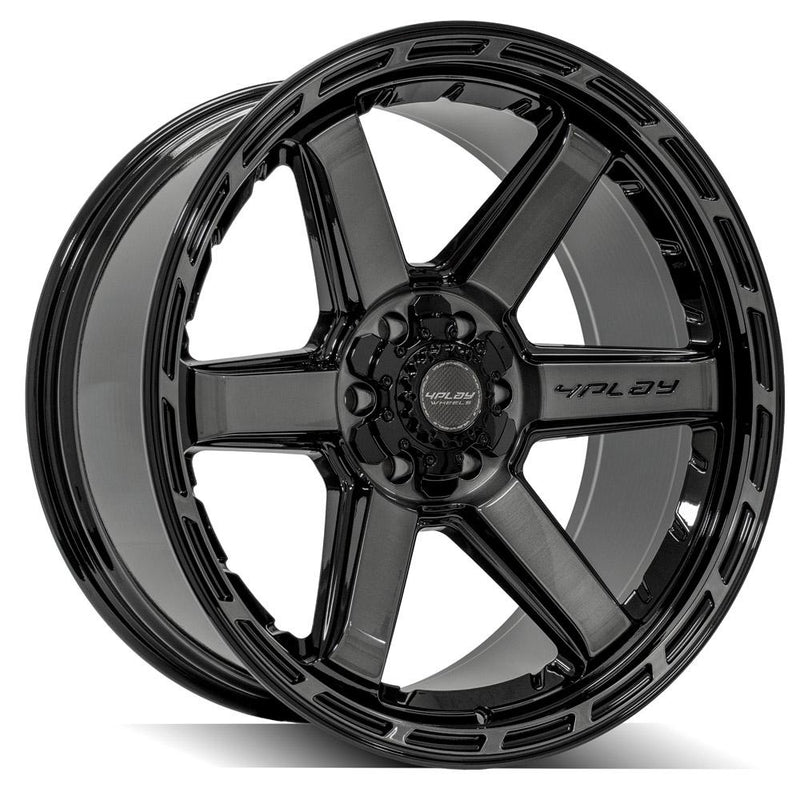 Wheel 4PLAY Gen3 4P63 22x10 6x135mm & 6x5.5in -18et in Brushed Black