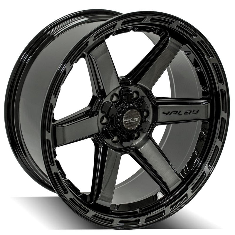 Wheel 4PLAY Gen3 4P63 22x10 6x135mm & 6x5.5in -18et in Brushed Black