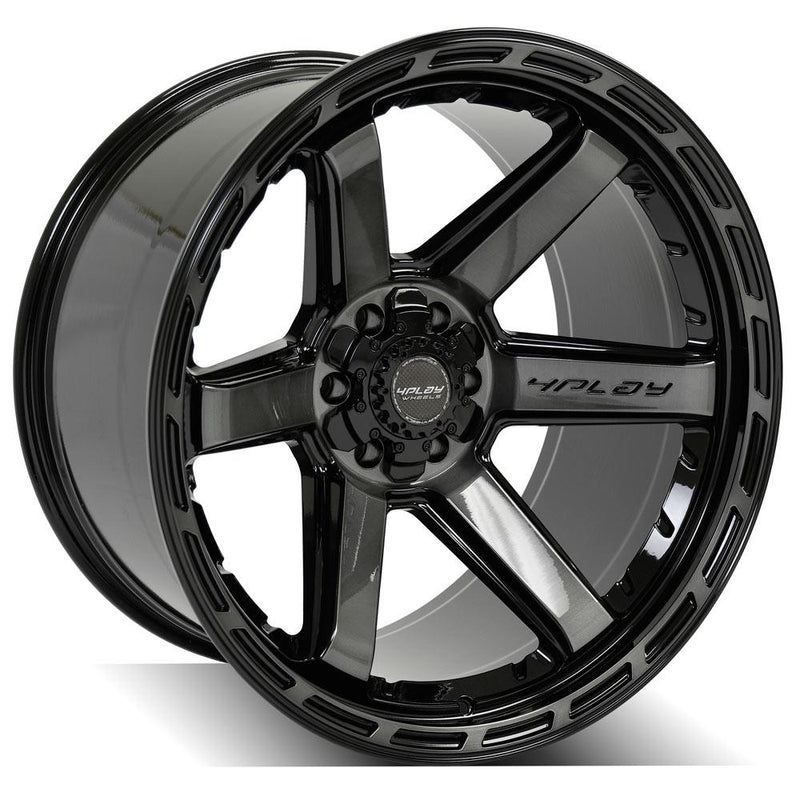 Wheel 4PLAY Gen3 4P63 22x12 6x135mm & 6x5.5in -44et in Brushed Black