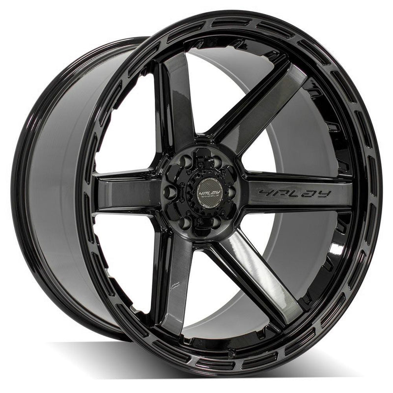 Wheel 4PLAY Gen3 4P63 24x12 6x135mm & 6x5.5in -44et in Brushed Black