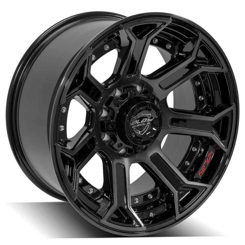 Wheel 4PLAY Gen2 4P70 20x10 8x6.5in -24et in Brushed Black
