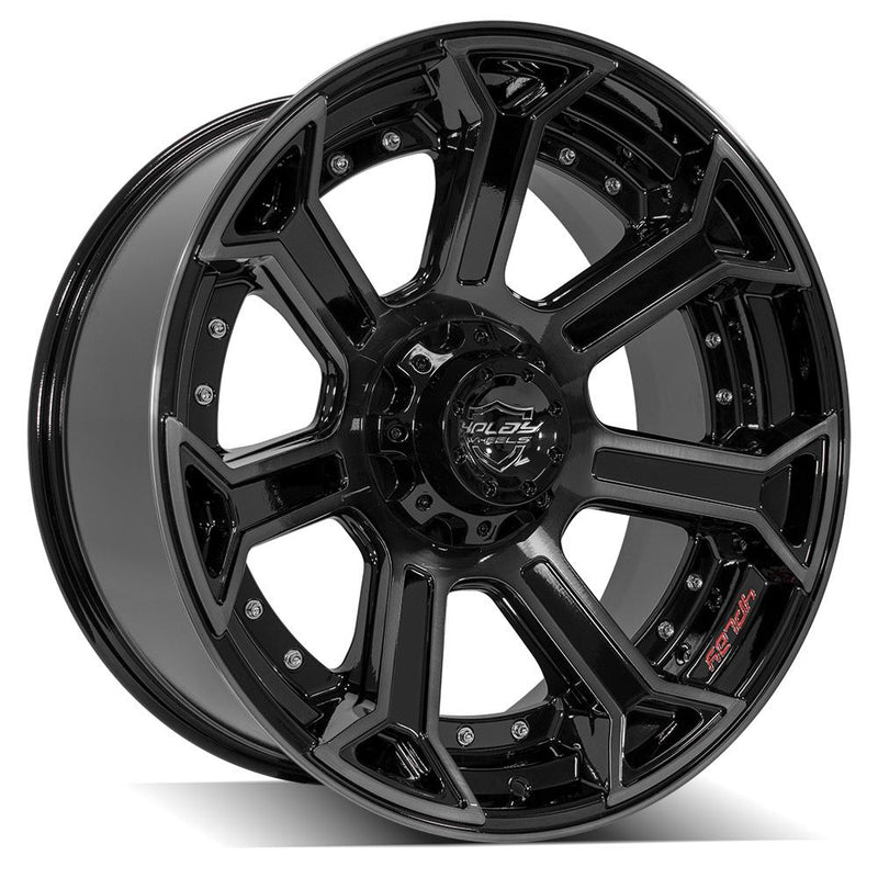 Wheel 4PLAY Gen2 4P70 22x10 6x135mm & 6x5.5in -18et in Brushed Black
