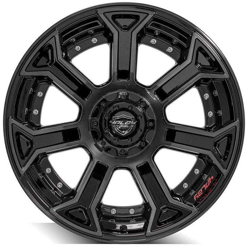 Wheel 4PLAY Gen2 4P70 22x12 6x135mm & 6x5.5in -44et in Brushed Black