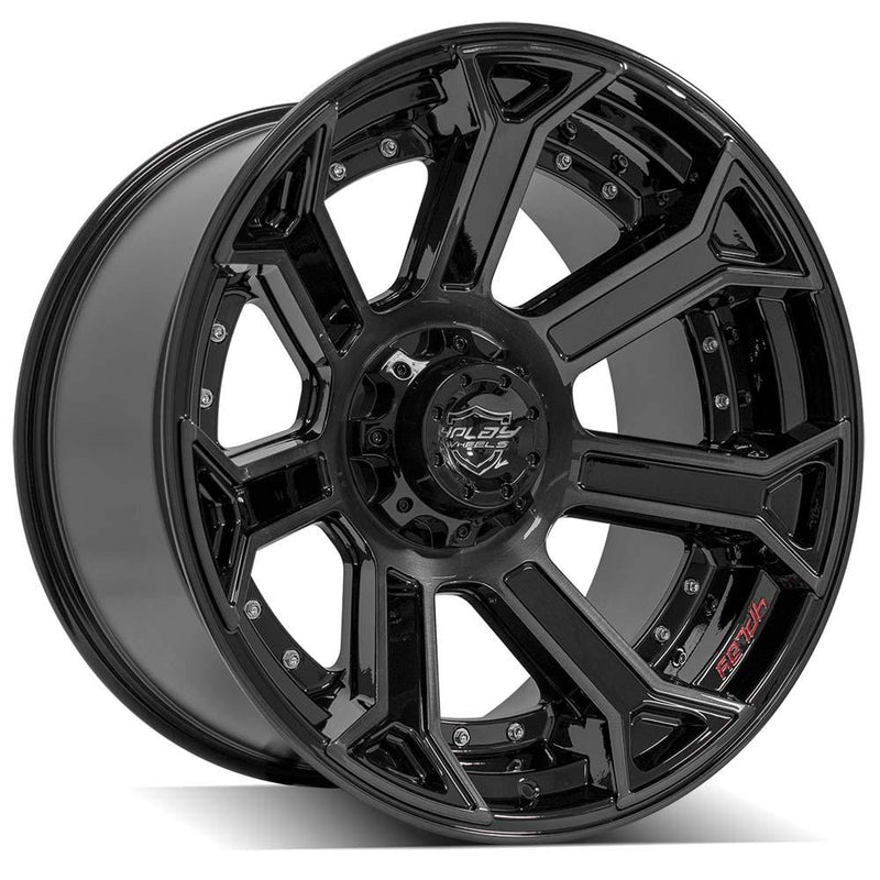 Wheel 4PLAY Gen2 4P70 22x12 6x135mm & 6x5.5in -44et in Brushed Black