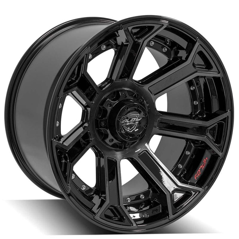 Wheel 4PLAY Gen2 4P70 22x12 6x135mm & 6x5.5in -44et in Brushed Black
