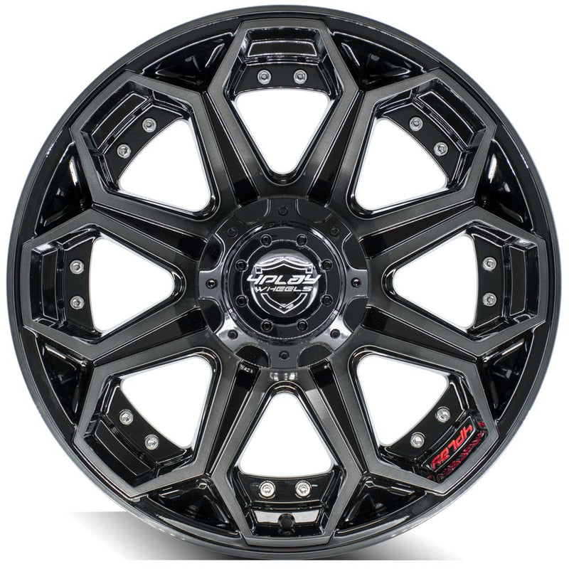 Wheel 4PLAY Gen2 4P80R 20x9 5x5in & 5x5.5in +0et in Brushed Black