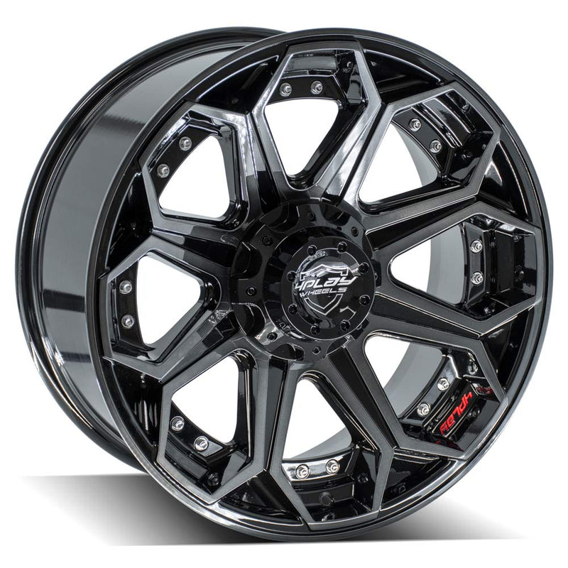 Wheel 4PLAY Gen2 4P80R 20x9 5x5in & 5x5.5in +0et in Brushed Black