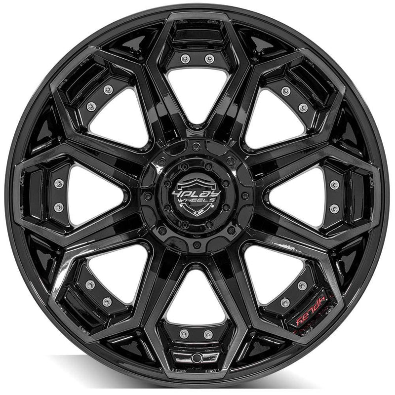 Wheel 4PLAY Gen2 4P80R 20x10 6x135mm & 6x5.5in -18et in Brushed Black