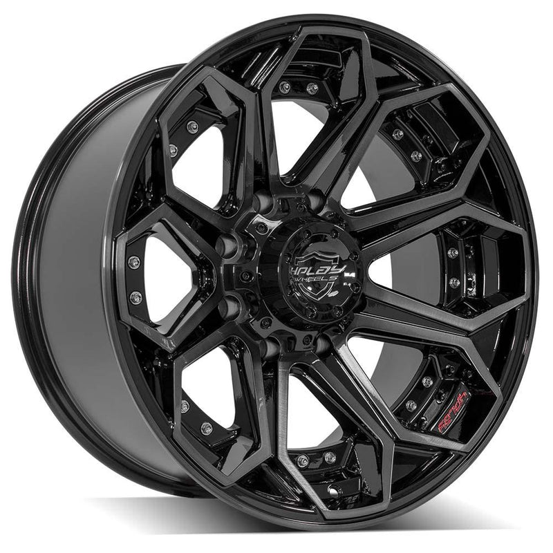 Wheel 4PLAY Gen2 4P80R 20x10 8x180mm -24et in Brushed Black