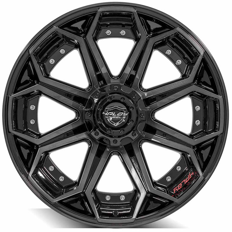 Wheel 4PLAY Gen2 4P80R 22x10 6x135mm & 6x5.5in -18et in Brushed Black