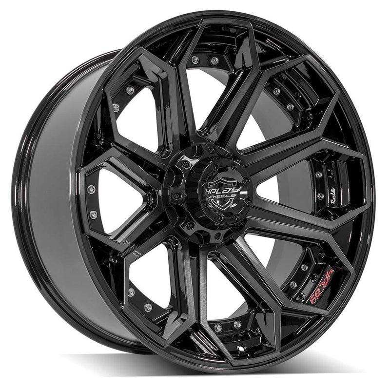 Wheel 4PLAY Gen2 4P80R 22x10 6x135mm & 6x5.5in -18et in Brushed Black