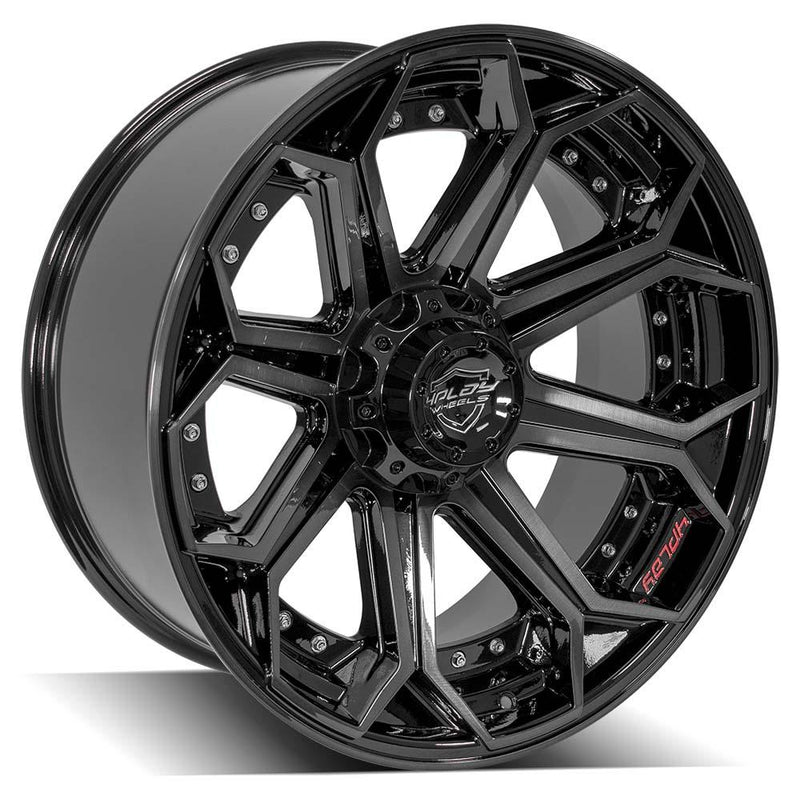 Wheel 4PLAY Gen2 4P80R 22x10 6x135mm & 6x5.5in -18et in Brushed Black