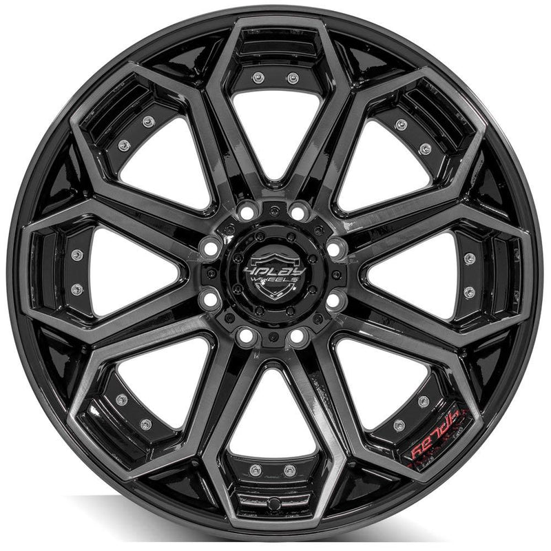 Wheel 4PLAY Gen2 4P80R 22x10 8x180mm -24et in Brushed Black