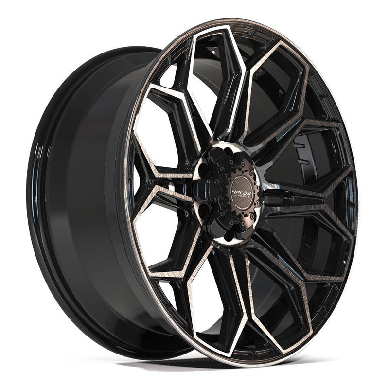 Wheel 4PLAY Gen3 4P83 22x9 6x135mm & 6x5.5in +12et in Brushed Black