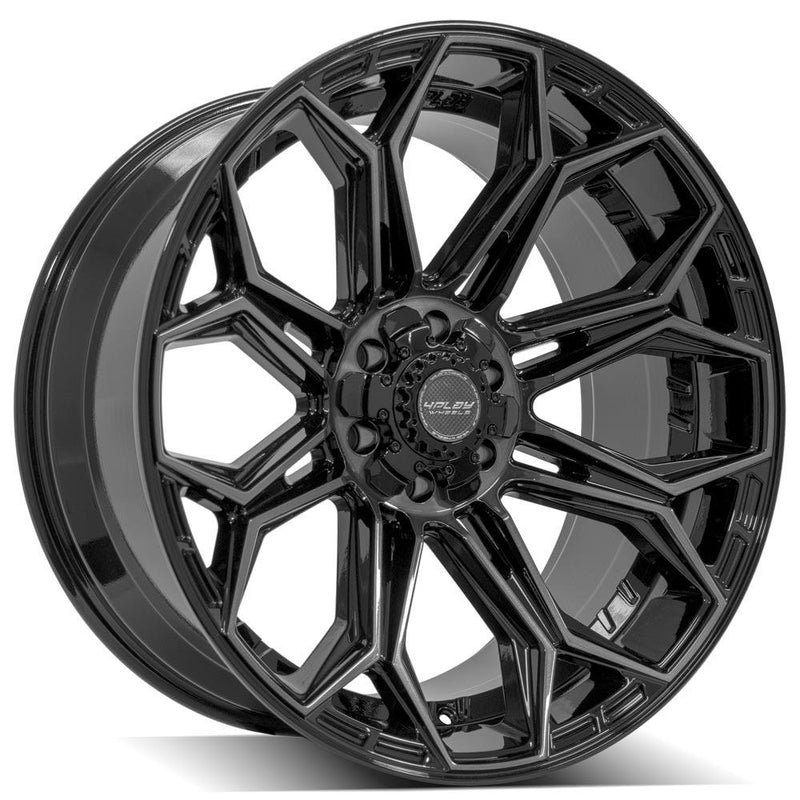 Wheel 4PLAY Gen3 4P83 22x10 6x135mm & 6x5.5in -18et in Brushed Black