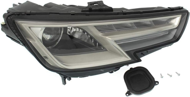 Passenger Side HID Headlight Lens and Housing; With Round Projector