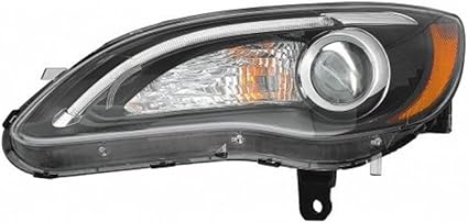 Driver Side Halogen Headlight Assembly – For S Model with 3rd Design – Black