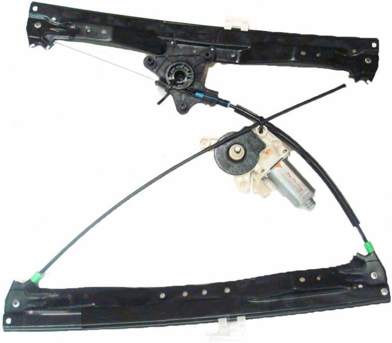 Driver Side Front Power Window Motor and Regulator Assembly – 6 Pin – For Use With Power Slider