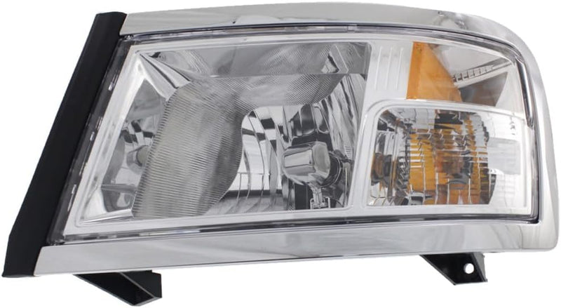 Driver Side Headlight Assembly – With Chrome Bezel