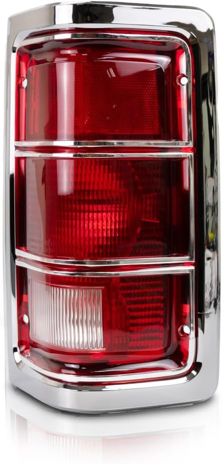 Passenger Side Tail Light Lens – With Chrome Trim