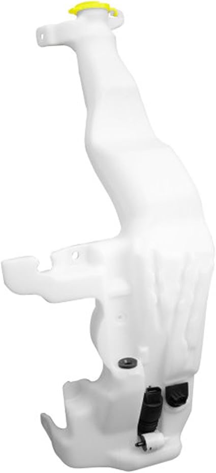 Windshield Washer Tank With Cap/Pump/Sensor and Headlamp Washer Hole
