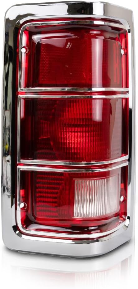 Driver Side Tail Light Lens – With Chrome Trim