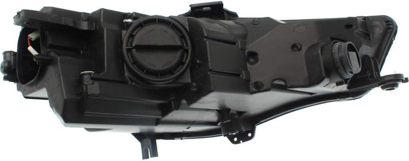 Driver Side HID Headlight Lens and Housing; With Round Projector
