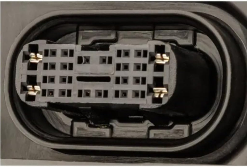 Driver Side HID Headlight Lens and Housing; Without Logo
