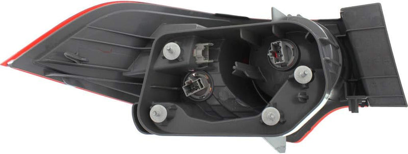 Passenger Side Outer Tail Light Assembly; For Sedans
