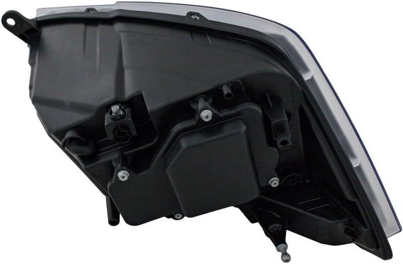 Passenger Side Halogen Projector Style Headlight Assembly – Chrome – Without Ram Logo
