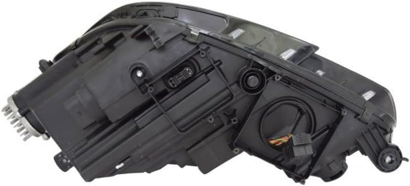 Passenger Side HID Headlight Lens and Housing; With Square Projector