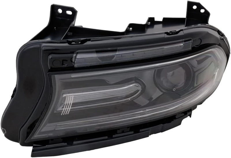 Driver Side Halogen Headlight Assembly – With LED Daytime Running Lamp – Without Logo