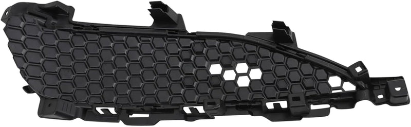 Passenger Side Fog Light Cover; Without A-Spec; Black