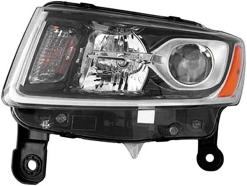 Driver Side Halogen Headlight Assembly – Chrome Bezel – For Laredo and Limited Models