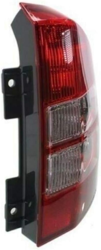 Passenger Side Outer Tail Light Lens and Housing