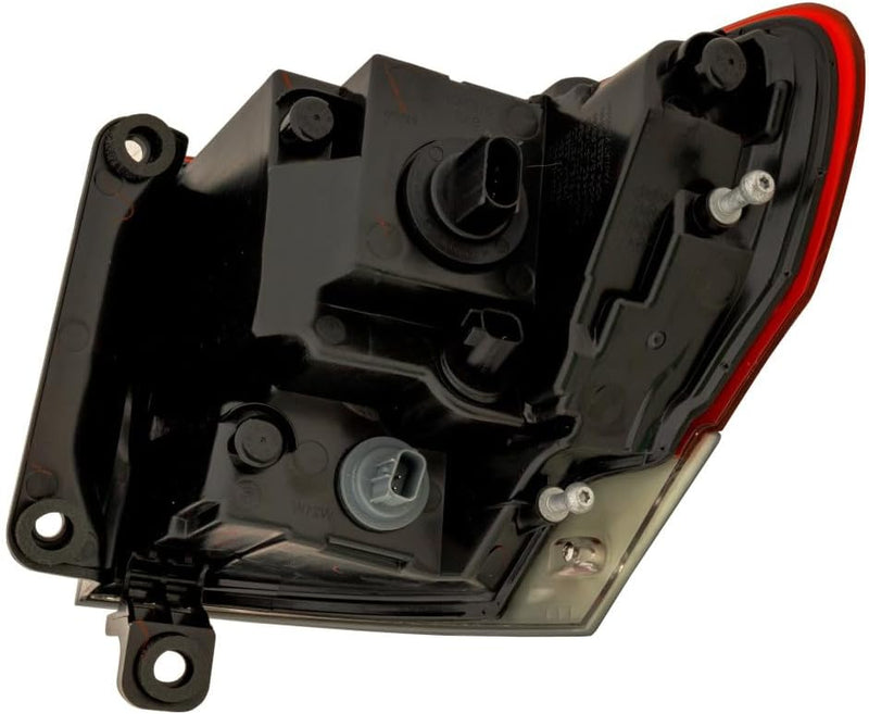 Driver Side Outer Tail Light Assembly – Trailhawk Model – Dark Gray Outer Bezel/Gloss Black Inner