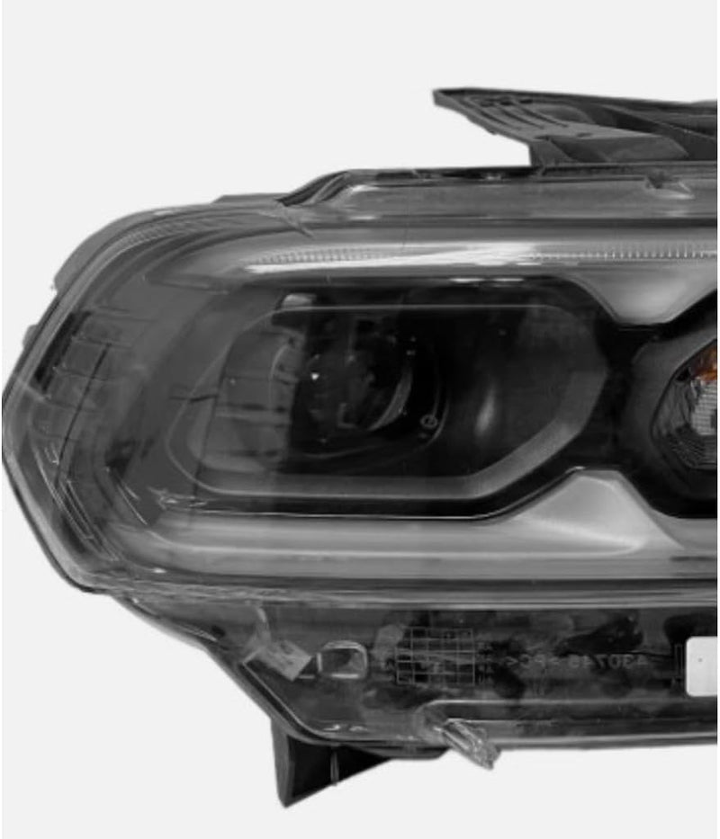 Passenger Side LED Headlight Assembly – Black – For GT/GT Plus/SXT and Pursuit Models – Without Logo
