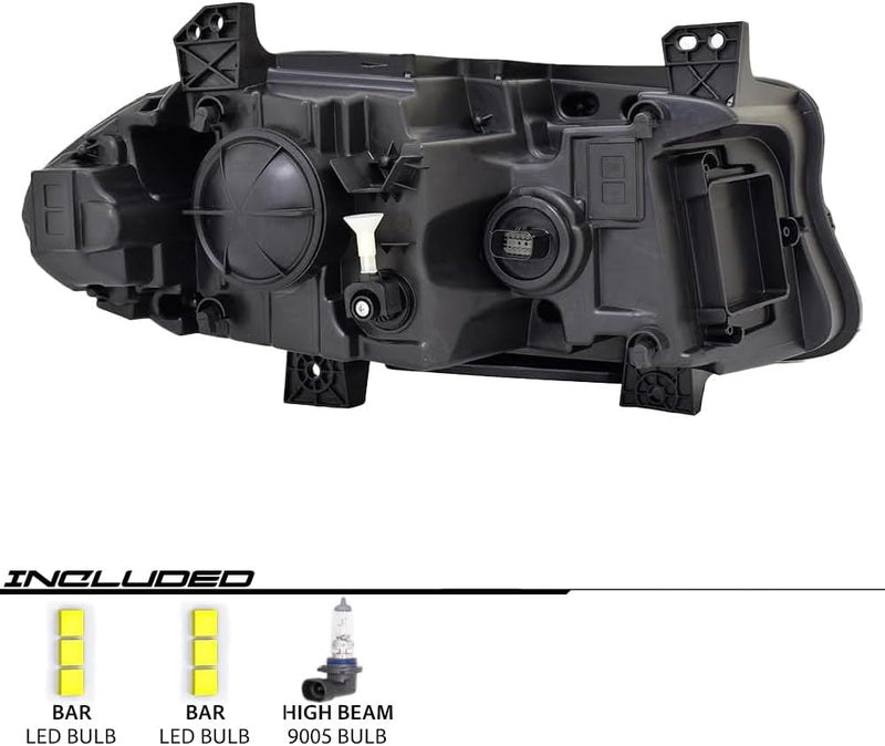 Driver Side Halogen Headlight Assembly – Without Logo