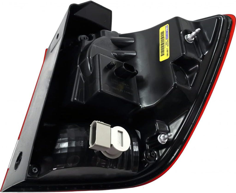 Driver Side Outer LED Tail Light Assembly – Without Black Trim