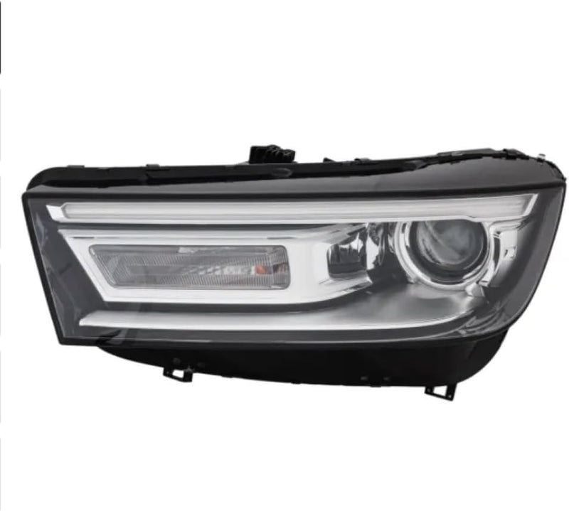 Driver Side HID Headlight Lens and Housing; Without Logo