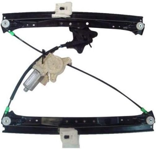 Driver Side Front Power Window Motor and Regulator Assembly – 6 Pin – For Use With Power Slider