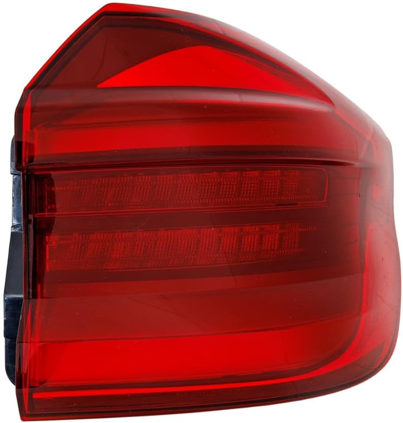 Passenger Side LED Outer Tail Light Assembly – With Adaptive Head Lights – Without Logo