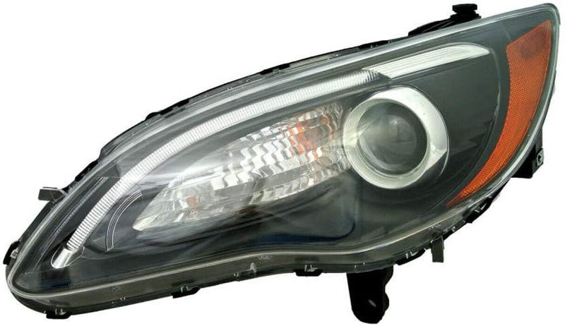 Driver Side Halogen Headlight Assembly – For S Model with 3rd Design – Black