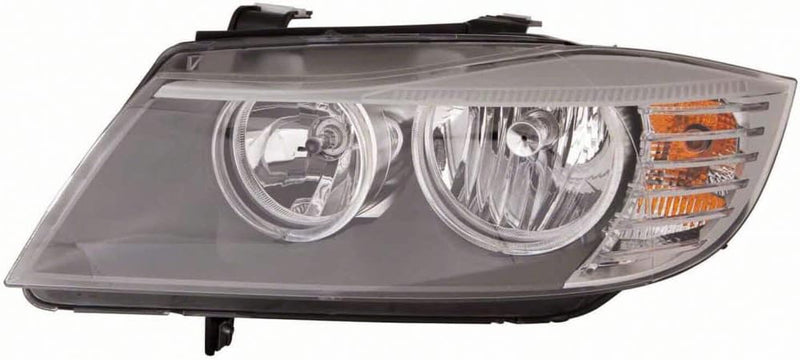Driver Side Halogen Headlight Lens and Housing; For Sedan and Wagon Models