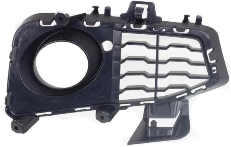 Driver Side Fog Light Bezel; With M-Package; Matte Black