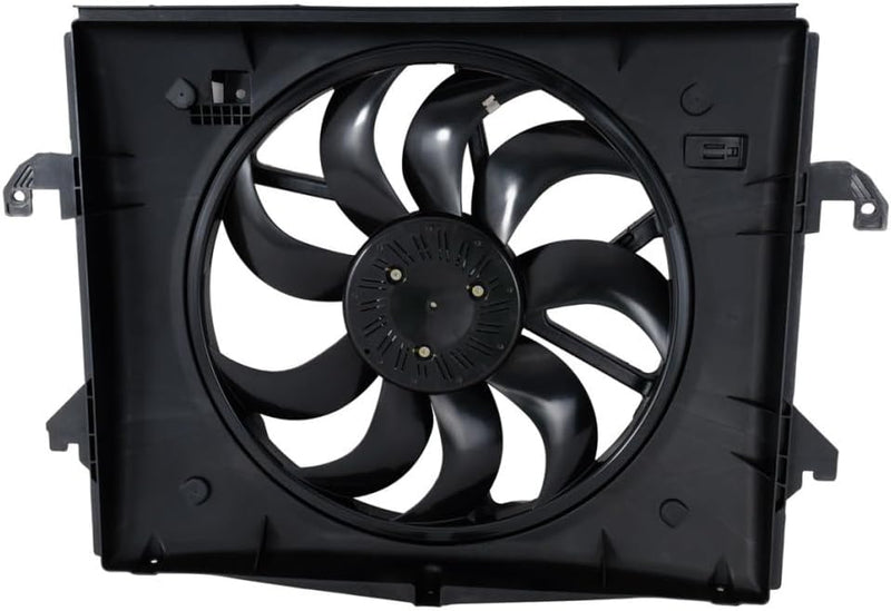 Radiator and Condenser Fan Assembly – One Big Fan – 3.6L V6 – Plastic