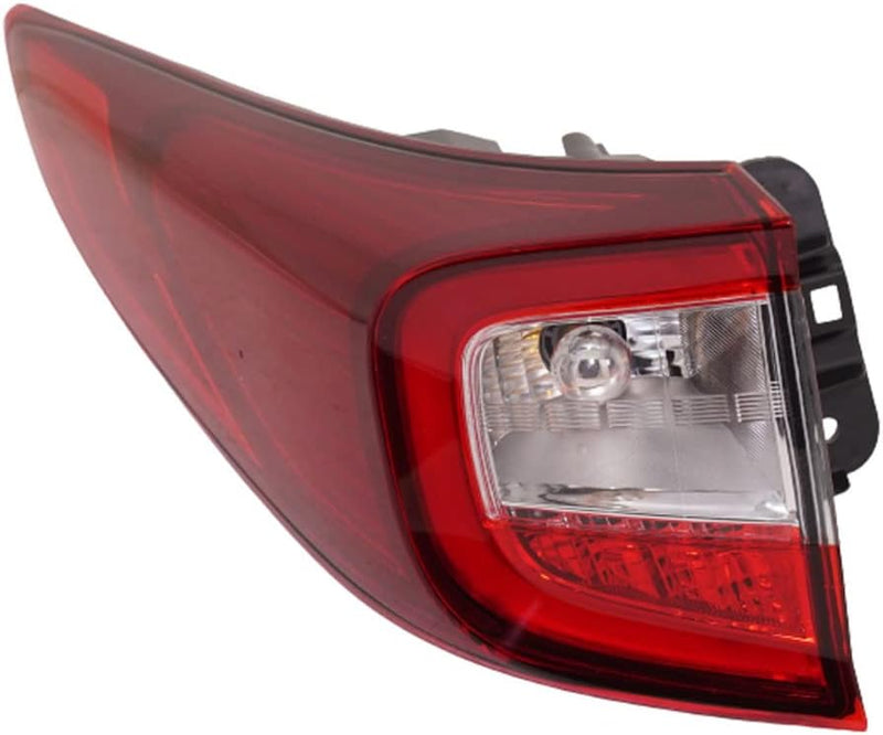 Driver Side Outer LED Tail Light Assembly; Without Logo
