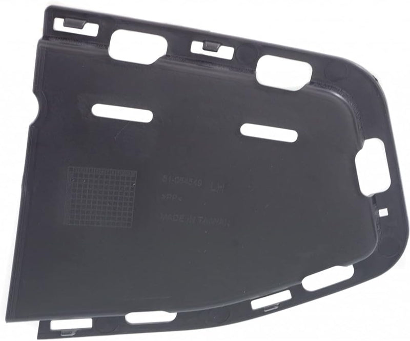 Passenger Side Fog Light Bezel Cover; With M-Package; Textured Black Finish