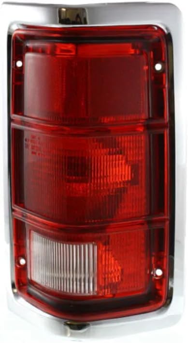Passenger Side Tail Light Lens – With Chrome Trim